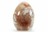 Free-Standing, Polished Flower Agate - Madagascar #205439-1